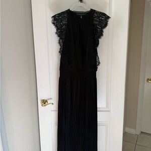 Elegant Black Lace Dress